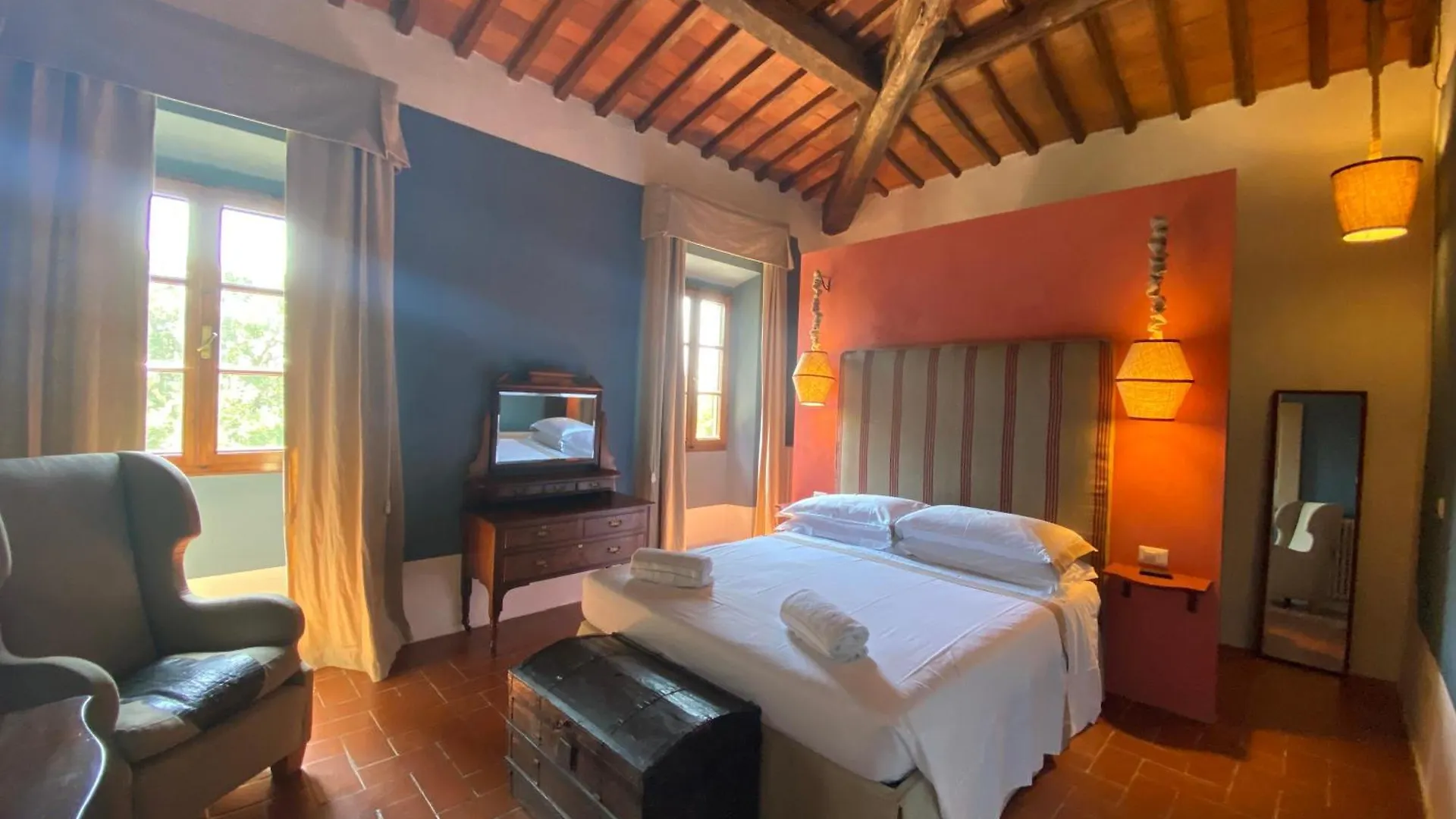 Villa Rignana Chianti Estate, Pool, Tennis,Cook Greve in Chianti Κατάλυμα σε φάρμα